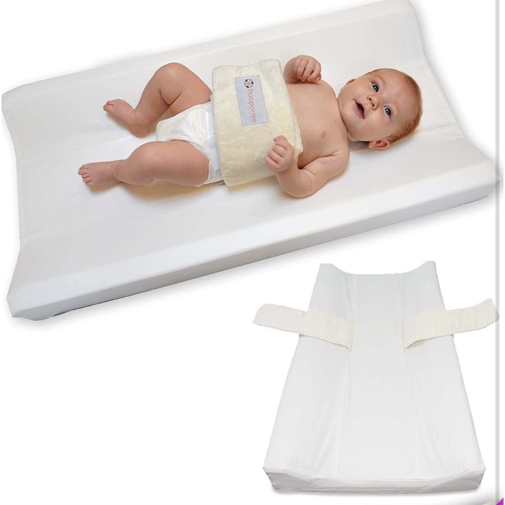 Poopoose Diaper Changing Pad Wiggle Free Safe Strapped